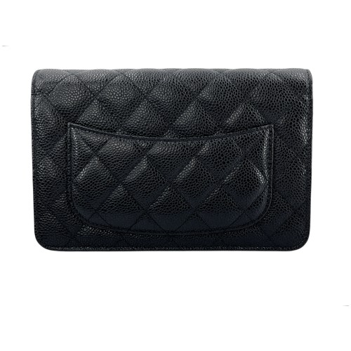 Chanel Wallet on Chain WOC Kalbsleder Schwarz