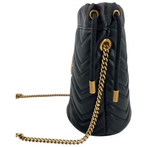 Gucci Marmont Bucket Bag Black