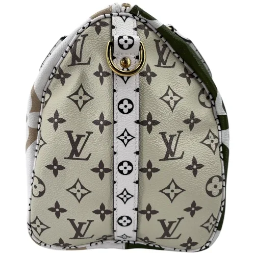 Louis Vuitton Speedy 30 Bandouliere Giant Khaki