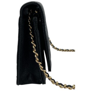 Chanel Wallet on Chain WOC Calfskin Black