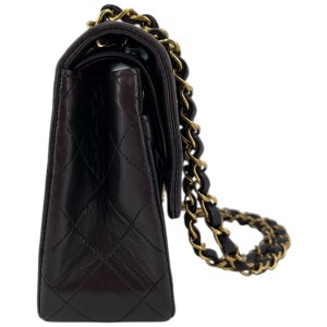 Chanel Timeless Double Flap Bag Small Lammleder Schwarz