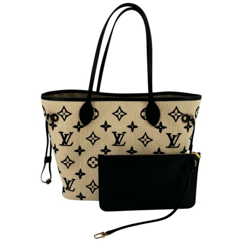 Louis Vuitton Neverfull MM By the Pool Raffia