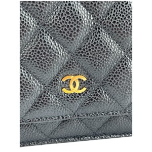 Chanel Wallet on Chain WOC Kalbsleder Schwarz