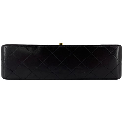 Chanel Timeless Double Flap Bag Small Lammleder Schwarz