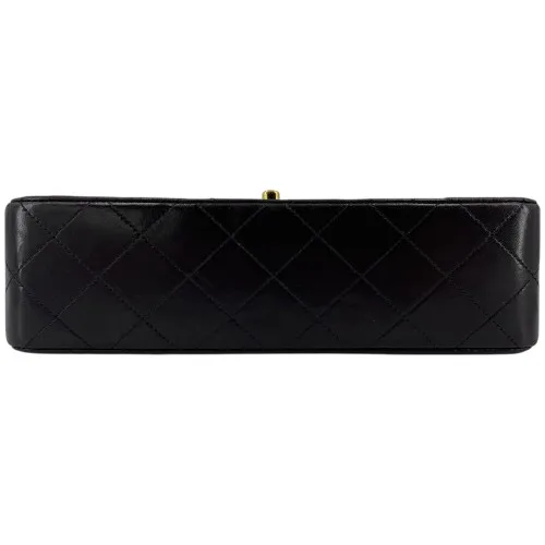 Chanel Timeless Double Flap Bag Small Lammleder Schwarz