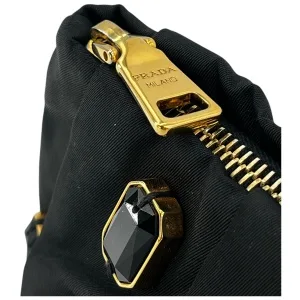 Prada Nylon Clutch Schwarz