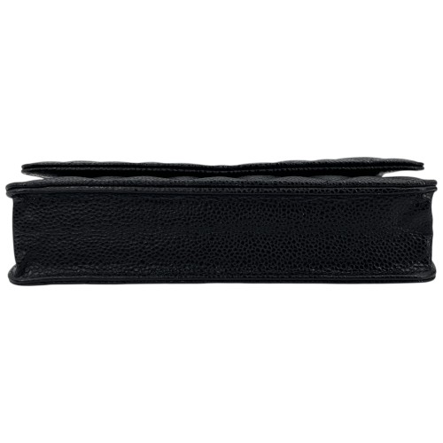 Chanel Wallet on Chain WOC Calfskin Black