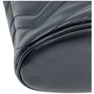 Gucci Marmont Bucket Bag Schwarz