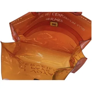 Hermès Vintage Vinyl Kelly Orange