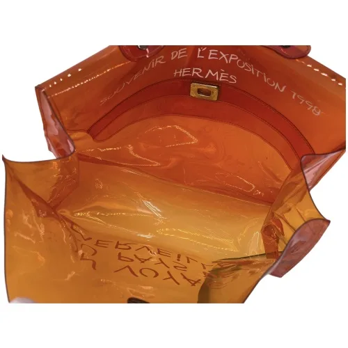 Hermès Vintage Vinyl Kelly Orange