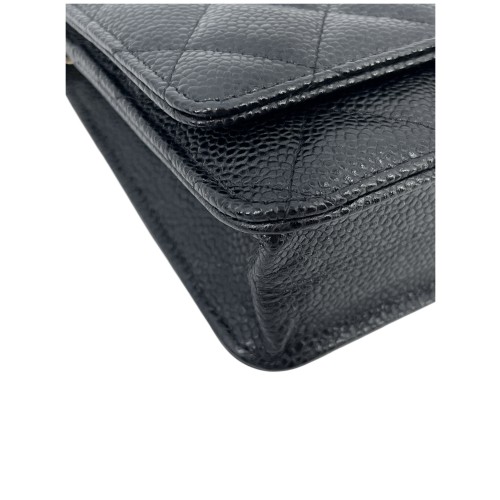 Chanel Wallet on Chain WOC Kalbsleder Schwarz
