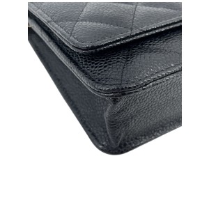 Chanel Wallet on Chain WOC Calfskin Black