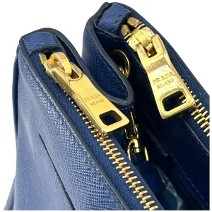 Prada Galliera Large Saffiano Blau
