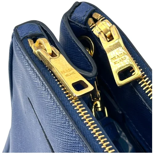 Prada Galliera Large Saffiano Blau