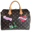 Louis Vuitton Speedy Bandouliere 30 Patches Handtaschen Louis Vuitton 29