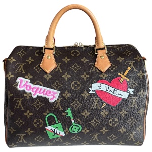 Louis Vuitton Speedy Bandouliere 30 Patches