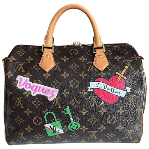 Louis Vuitton Speedy Bandouliere 30 Patches