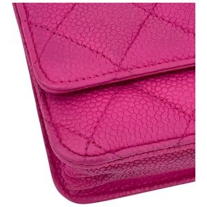 Chanel Wallet on Chain WOC Calfskin Pink