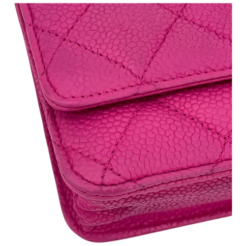 Chanel Wallet on Chain WOC Calfskin Pink
