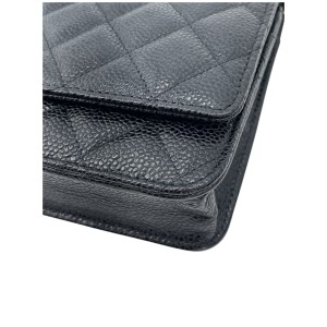 Chanel Wallet on Chain WOC Kalbsleder Schwarz