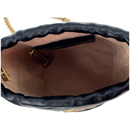 Gucci Marmont Bucket Bag Schwarz