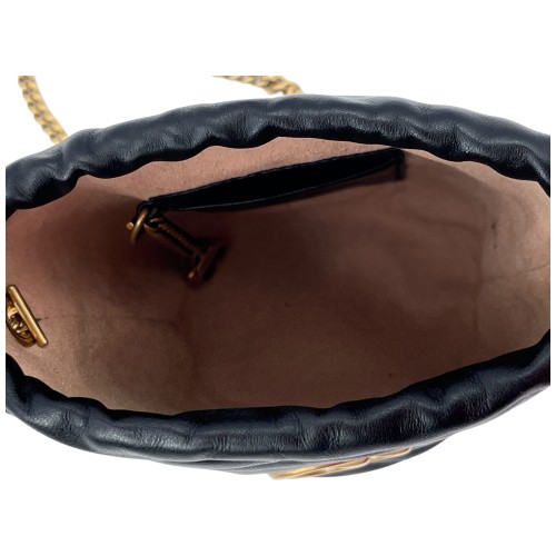 Gucci Marmont Bucket Bag Black