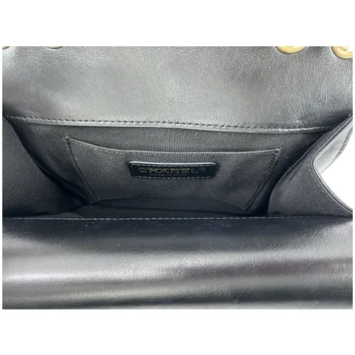 Chanel Triple Flap Bag Schwarz