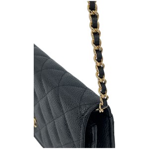 Chanel Wallet on Chain WOC Kalbsleder Schwarz