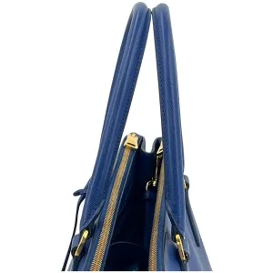 Prada Galliera Large Saffiano Blau