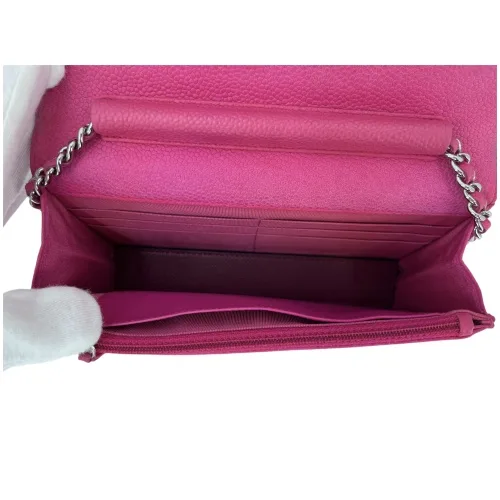 Chanel Wallet on Chain WOC Kalbsleder Pink
