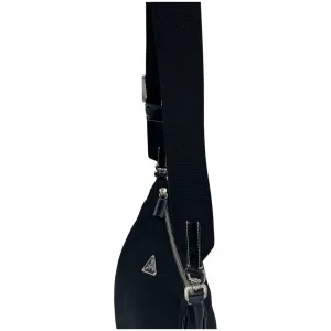 Prada Nylon Umhängetasche Schwarz
