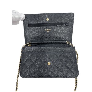 Chanel Wallet on Chain WOC Kalbsleder Schwarz