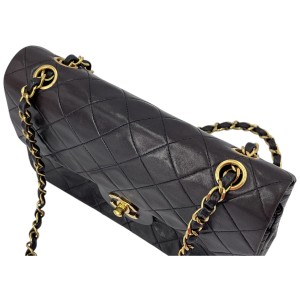Chanel Timeless Double Flap Bag Small Lambskin Black