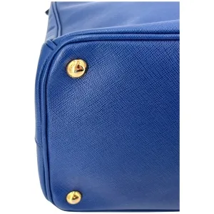 Prada Galliera Large Saffiano Blau