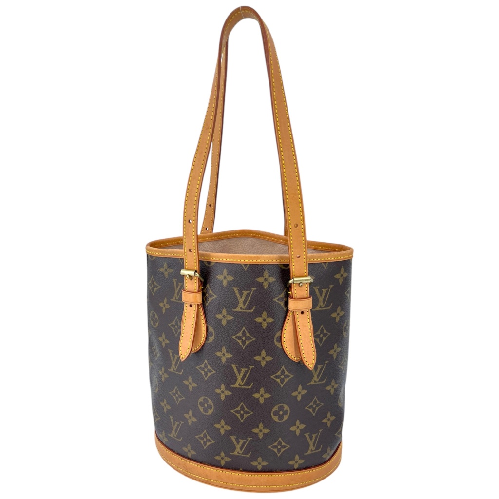 Louis Vuitton Bucket PM Monogram Canvas Carrier bags Louis Vuitton