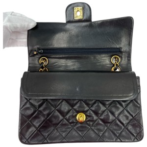 Chanel Timeless Double Flap Bag Small Lambskin Black