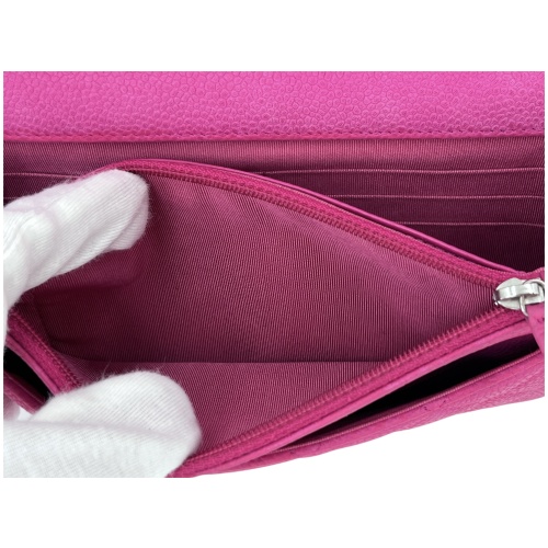 Chanel Wallet on Chain WOC Pochette Kalbsleder Pink SHW
