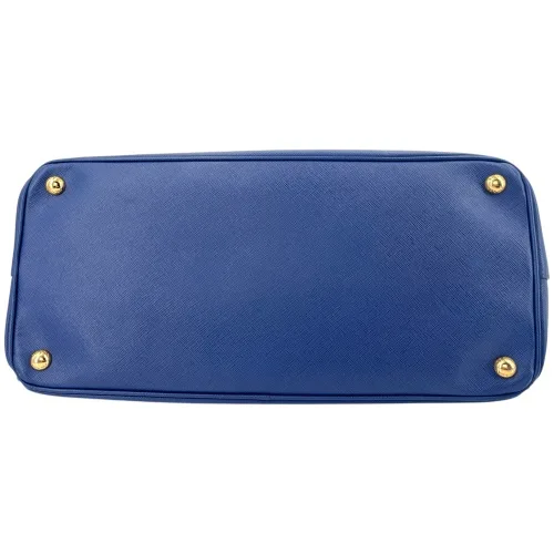 Prada Galliera Large Saffiano Blau
