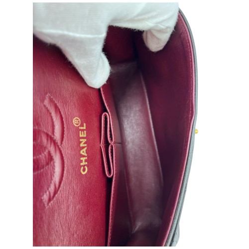 Chanel Timeless Double Flap Bag Small Lambskin Black