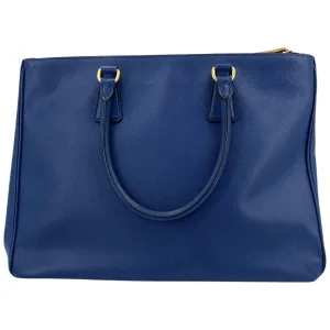 Prada Galliera Large Saffiano Blau