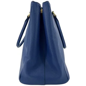 Prada Galliera Large Saffiano Blau