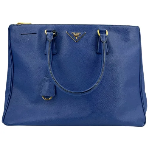 Prada Galliera Large Saffiano Blau