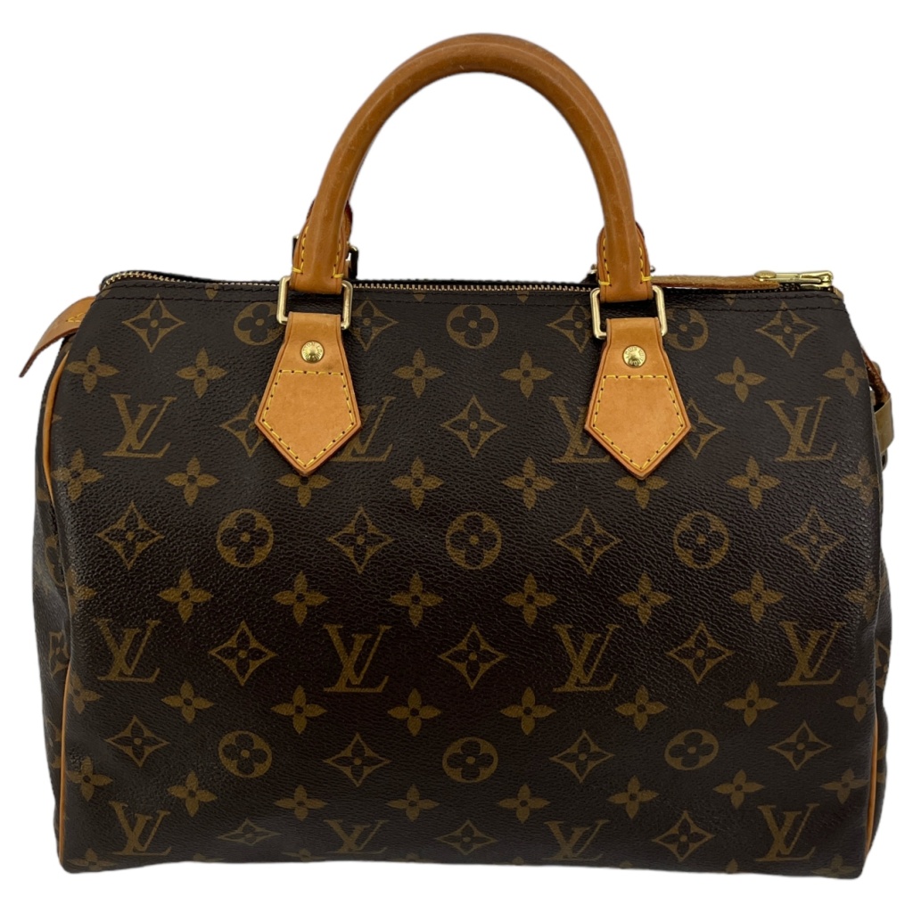 Louis Vuitton Speedy 30 Monogram Canvas Carrier bags Louis Vuitton