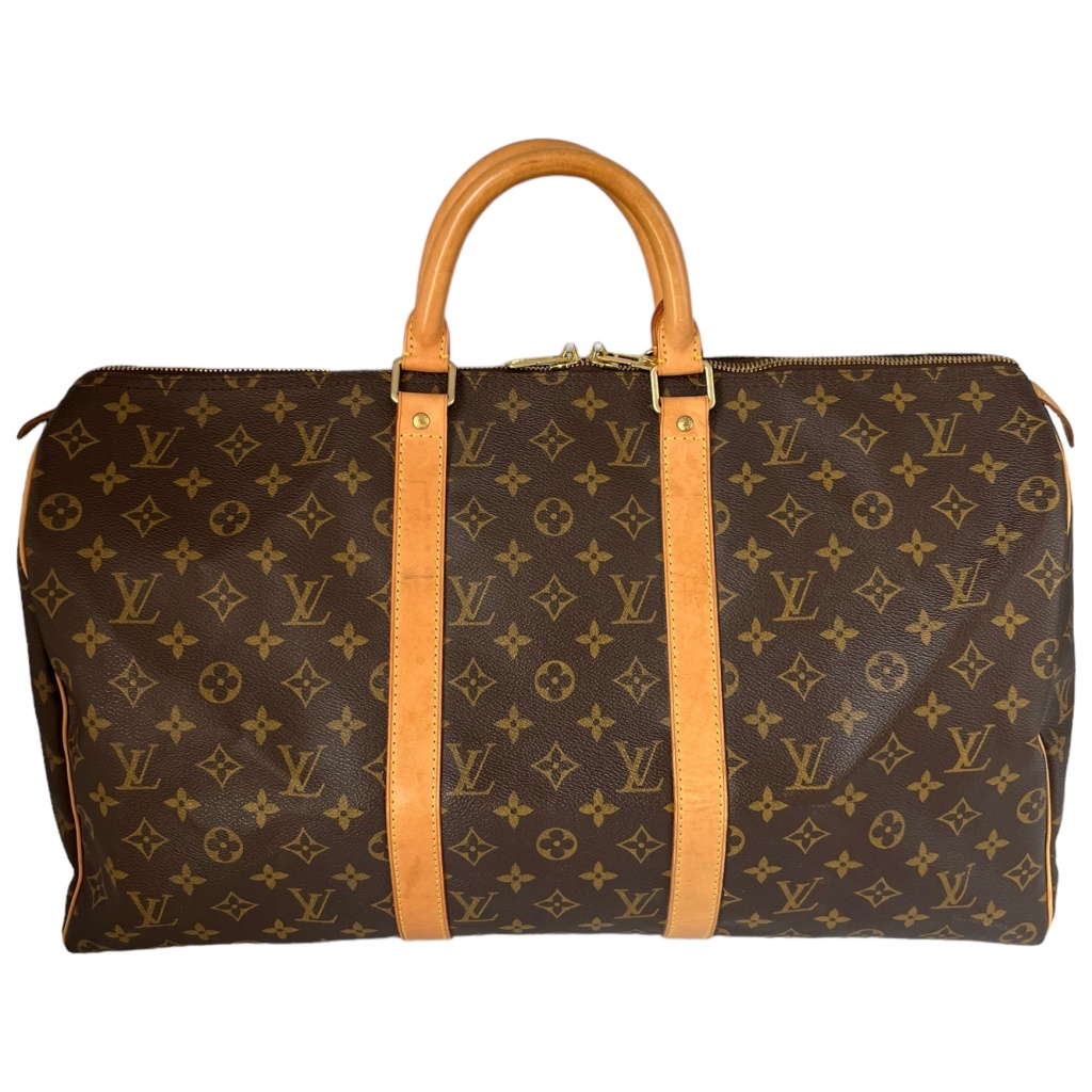 Louis Vuitton Keepall 50 Monogram Canvas Carrier bags Louis Vuitton