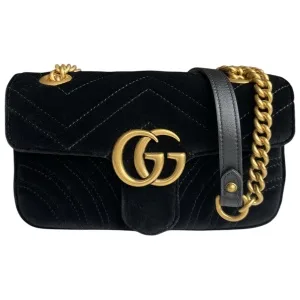 Gucci Marmont Mini Black Velvet