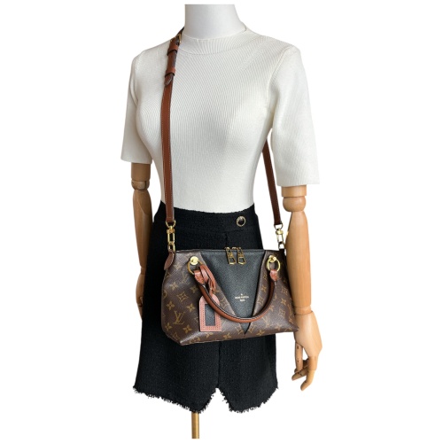 Louis Vuitton V Tote BB Monogram Noir Cara