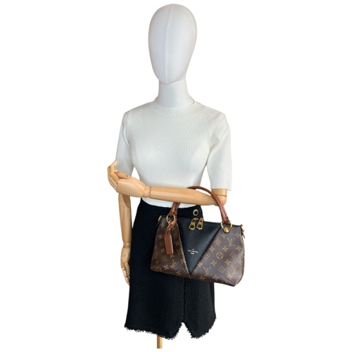 Louis Vuitton V Tote BB Monogram Noir Cara