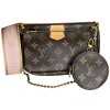 Louis Vuitton Multi Pochette Accessoires Monogram Canvas Rose Clair Handtaschen Louis Vuitton 23