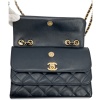 Chanel Triple Flap Bag Schwarz Chanel Chanel 37