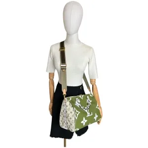 Louis Vuitton Speedy 30 Bandouliere Giant Khaki